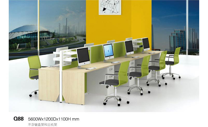 板式屏风办公桌