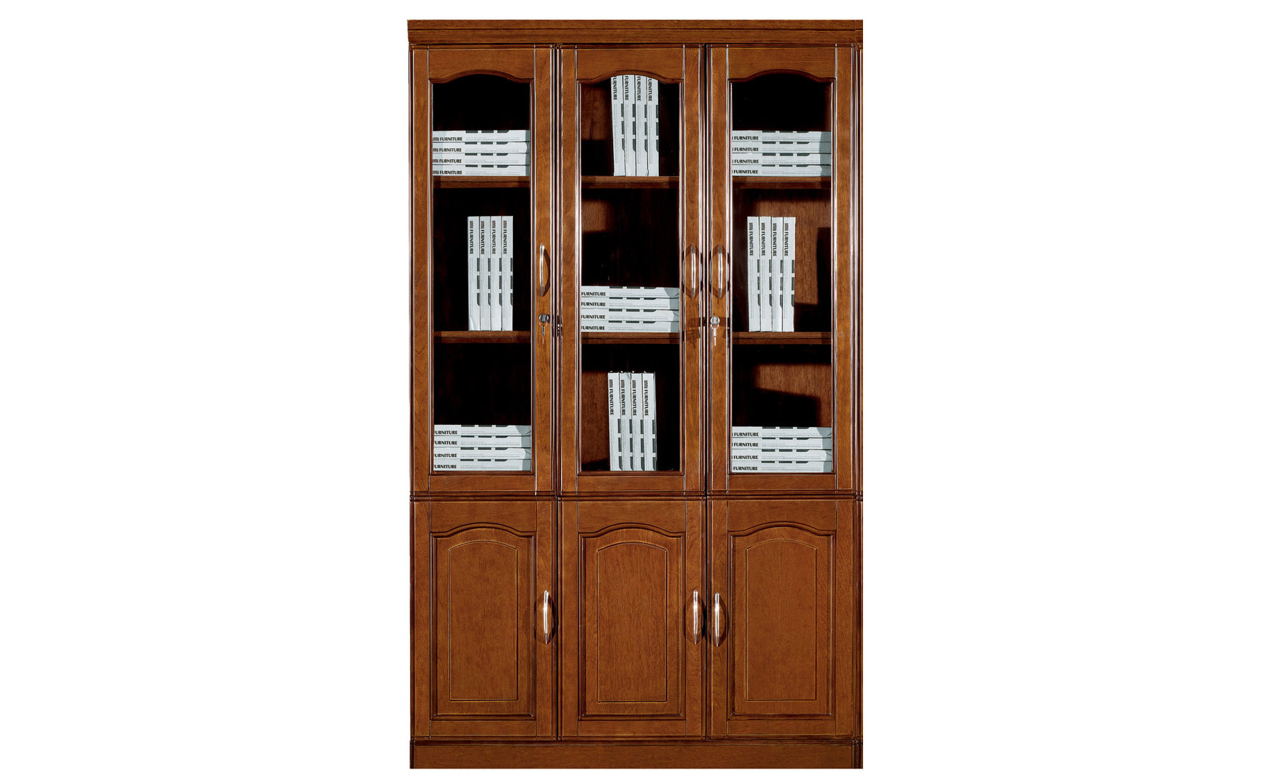 实木皮文件柜展示柜