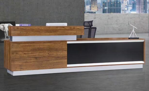 大型板式前台桌