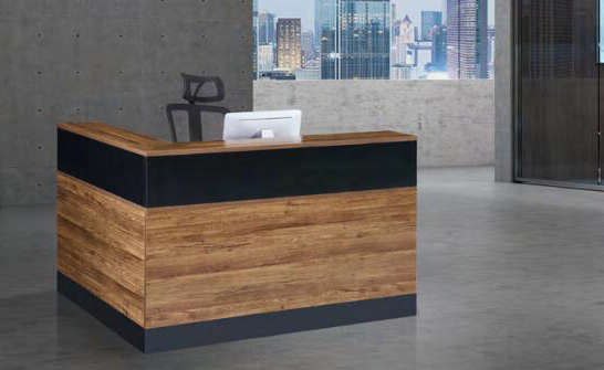 简约板式前台桌