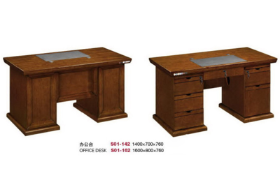 实木皮电脑台