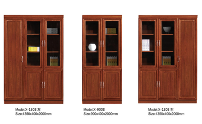 实木皮书柜文件柜
