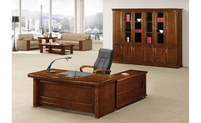 实木皮总裁班台