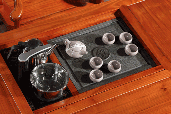 中港红木茶台细节 中港红木茶台细节