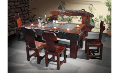 龙骨船木茶台